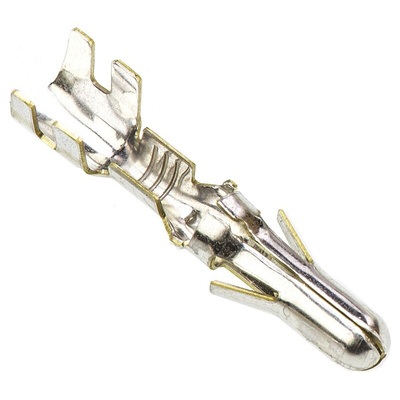 TE Connectivity 0.140 Mate-N-LOK Series Male Crimp Terminal, 20AWG Min, 14AWG Max