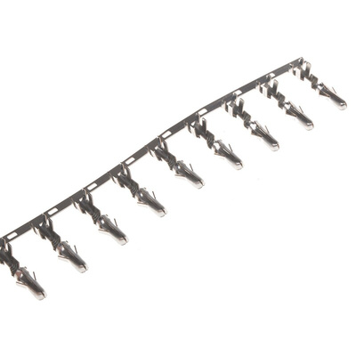 TE Connectivity 0.140 Mate-N-LOK Series Male Crimp Terminal, 20AWG Min, 14AWG Max