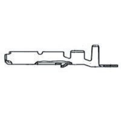 TE Connectivity Multi-Interlock Mark II Series Female Crimp Terminal, 20AWG Min, 14AWG Max
