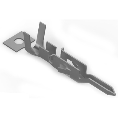 TE Connectivity VAL-U-LOK Series Male Crimp Terminal, 22AWG Min, 18AWG Max