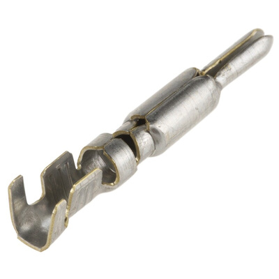 TE Connectivity Universal MATE-N-LOK II Series Male Crimp Terminal, 20AWG Min, 14AWG Max