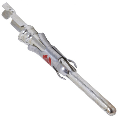 TE Connectivity Type III+ Series Male Crimp Terminal, 26AWG Min, 24AWG Max