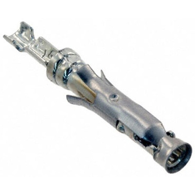 TE Connectivity Type III+ Series Female Crimp Terminal, 26AWG Min, 24AWG Max