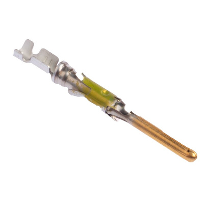 TE Connectivity Type III+ Series Male Crimp Terminal, 24AWG Min, 20AWG Max