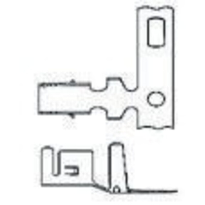 TE Connectivity AMP-IN Series Female Crimp Terminal, Solder Termination, 18AWG Min, 14AWG Max