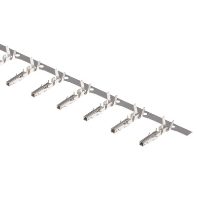 TE Connectivity VAL-U-LOK Series Female Crimp Terminal, 22AWG Min, 18AWG Max