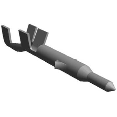 TE Connectivity Mini-Universal MATE-N-LOK Series Male Crimp Terminal, 20AWG Min, 16AWG Max