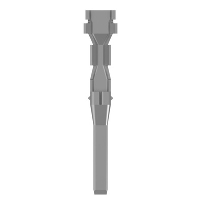 TE Connectivity Power Double Lock Series Male Crimp Terminal, 26AWG Min, 22AWG Max