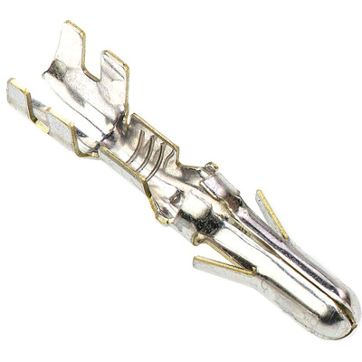 TE Connectivity 0.140 Mate-N-LOK Series Male Crimp Terminal, 20AWG Min, 14AWG Max