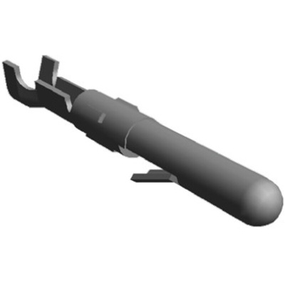 TE Connectivity Commercial MATE-N-LOK Series Male Crimp Terminal, 24AWG Min, 18AWG Max