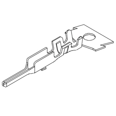 Molex Male Crimp Terminal, 28AWG Min, 22AWG Max