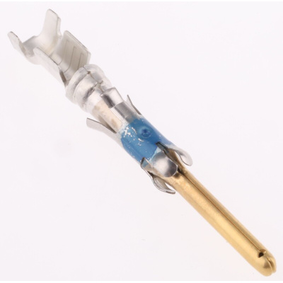 TE Connectivity Type III+ Series Male Crimp Terminal, 18AWG Min, 16AWG Max