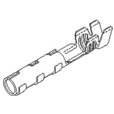 Molex Claspcon Series Female Crimp Terminal, 24AWG Min, 16AWG Max
