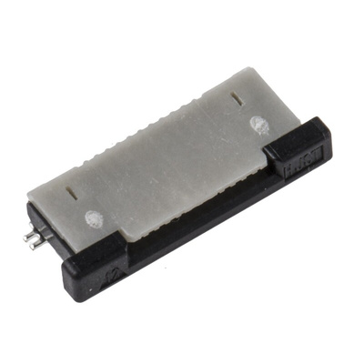 JST, FLZ 0.5mm Pitch 12 Way Right Angle Female FPC Connector, ZIF Top Contact
