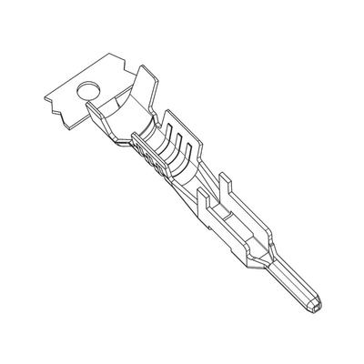 Molex Mega-Fit Series Male Crimp Terminal, 12AWG Max