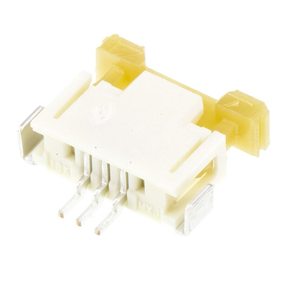 Molex, Easy-On, 52207 1mm Pitch 3 Way Right Angle Female FPC Connector, ZIF Top Contact