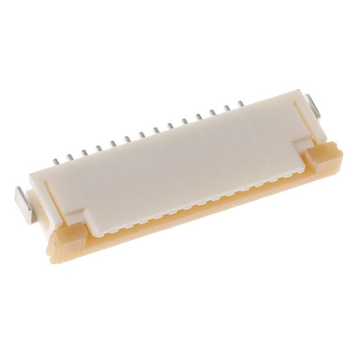 Molex, Easy-On, 52207 1mm Pitch 14 Way Right Angle Female FPC Connector, ZIF Top Contact