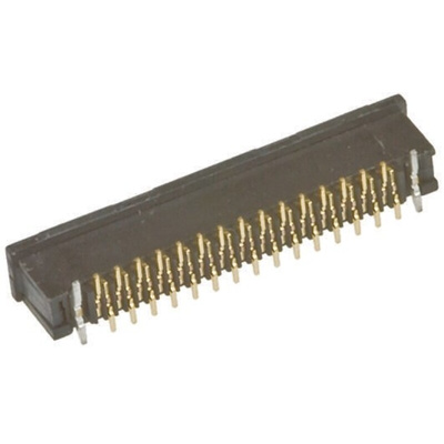 Amphenol Communications Solutions 1mm Pitch 20 Way Straight Female FPC Connector, ZIF Vertical Contact