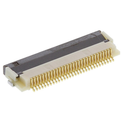 Hirose, FH12 0.5mm Pitch 30 Way Right Angle Female FPC Connector, ZIF Bottom Contact