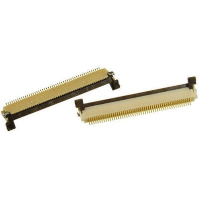 Hirose, FH12 0.5mm Pitch 50 Way Right Angle Female FPC Connector, ZIF Top Contact