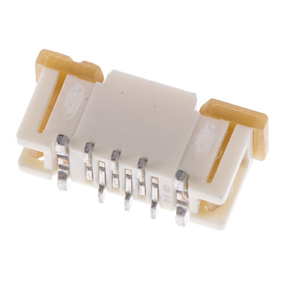 Molex, Easy On, 52559 0.5mm Pitch 6 Way Straight Female FPC Connector, ZIF Bottom Contact
