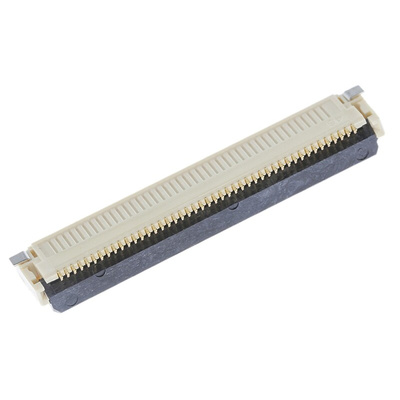 Omron, XF2M 0.5mm Pitch 45 Way Right Angle Female FPC Connector, Top and Bottom Contact
