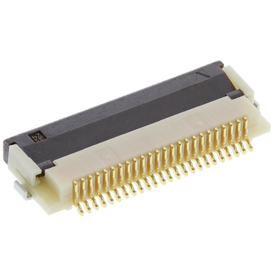 Hirose, FH12 0.5mm Pitch 24 Way Right Angle Female FPC Connector, ZIF Bottom Contact