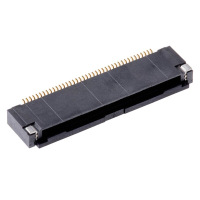 Hirose, FH28 0.5mm Pitch 40 Way Right Angle Female FPC Connector, ZIF Bottom Contact