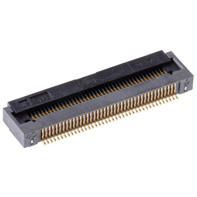 Hirose, FH28 0.5mm Pitch 40 Way Right Angle Female FPC Connector, ZIF Bottom Contact