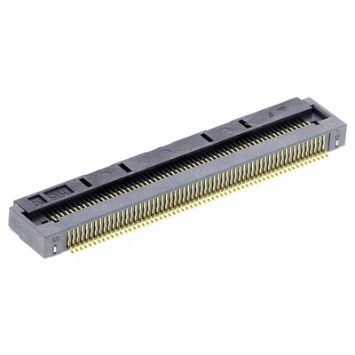 Hirose, FH28 0.5mm Pitch 60 Way Right Angle Female FPC Connector, ZIF Bottom Contact