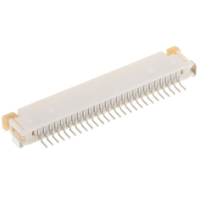 Molex, Easy On, 52207 1mm Pitch 25 Way Right Angle Female FPC Connector, ZIF Top Contact