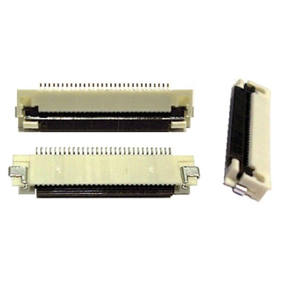 Molex, Easy-On 0.5mm Pitch 24 Way Right Angle FPC Connector, ZIF Bottom Contact