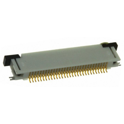 Molex, Easy On, 52435 0.5mm Pitch 30 Way Right Angle FPC Connector, ZIF Top Contact