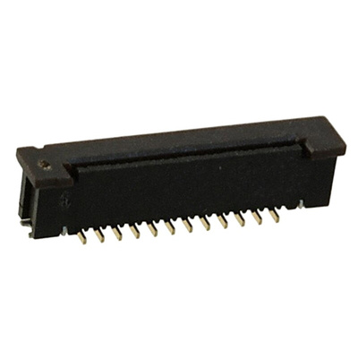 TE Connectivity, FPC 0.5mm Pitch 24 Way Straight Female FPC Connector, ZIF