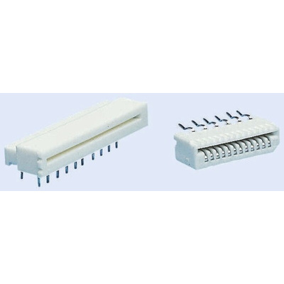 Molex, Easy-On, 5597 1.25mm Pitch 6 Way Straight Female FPC Connector, ZIF Vertical Contact