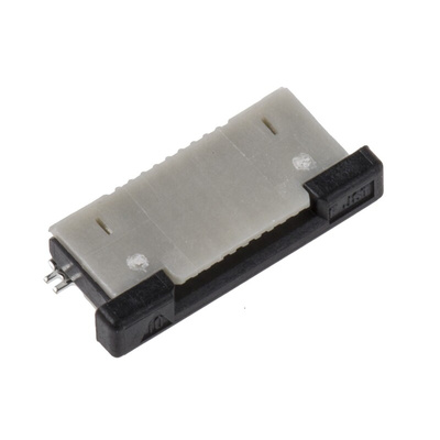 JST, FLZT 0.5mm Pitch 10 Way Straight Female FPC Connector, ZIF Bottom Contact