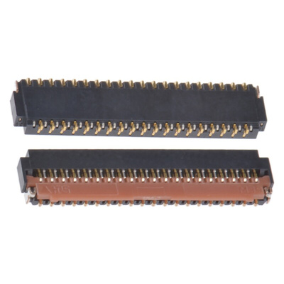 Hirose, FH26 0.3mm Pitch 71 Way Straight Female FPC Connector, ZIF Bottom Contact