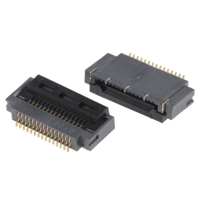 Hirose, BM14, 14 0.4mm Pitch 20 Way Straight Female FPC Connector, Vertical Contact