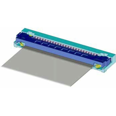 Hirose, FH, 50 0.5mm Pitch 40 Way Horizontal Female FPC Connector, ZIF Bottom Contact