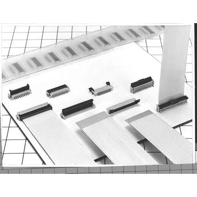 Hirose, FH12 0.5mm Pitch 50 Way Straight Female FPC Connector, ZIF Vertical Contact