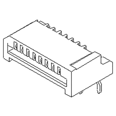 Molex, 52807 1mm Pitch 30 Way Right Angle Female FPC Connector, Non-ZIF