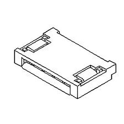 Molex, 51281 0.5mm Pitch 24 Way Right Angle Female FPC Connector, Non-ZIF