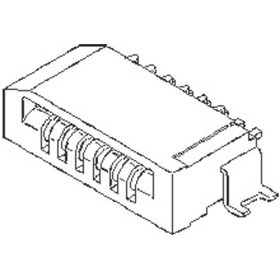 Molex, 52852 1mm Pitch 26 Way Right Angle Female FPC Connector, Non-ZIF