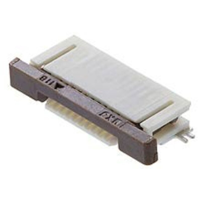 Molex, 52437 0.5mm Pitch 28 Way Right Angle Female FPC Connector, ZIF