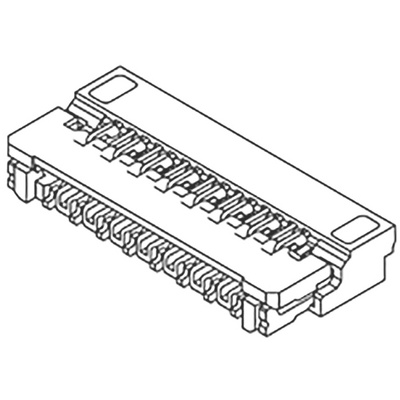 Molex, 503566 0.3mm Pitch 27 Way Right Angle Female FPC Connector