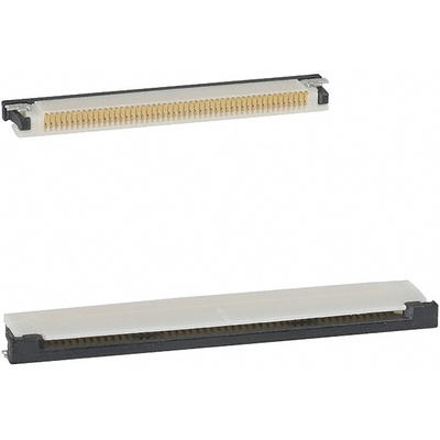 Amphenol Communications Solutions 0.5mm Pitch 50 Way Right Angle FPC Connector, Top Side Contact