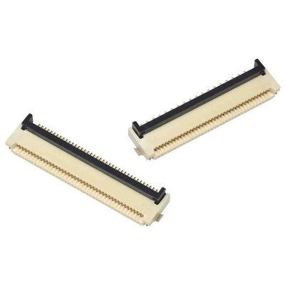 Omron, XF3M, XF3M 0.5mm Pitch 14 Way Horizontal Male FPC Connector, Top Contact