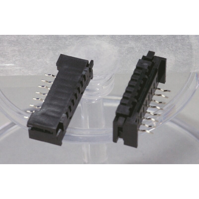 JST 2.54mm Pitch 6 Way Straight Female FPC Connector, ZIF Vertical Contact