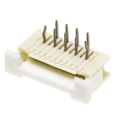 Molex, FFC/FPC THROUGH HOLE, 52043 1mm Pitch 9 Way Right Angle Female FPC Connector, ZIF Bottom Contact