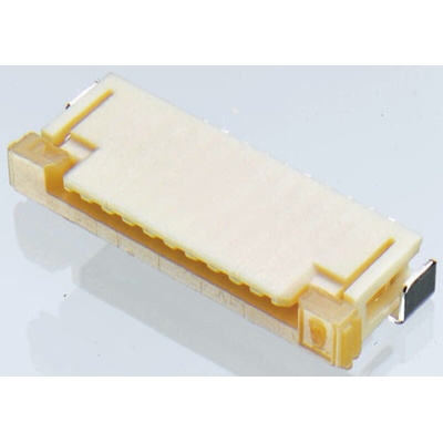 Molex, Easy-On, 52271 1mm Pitch 7 Way Right Angle Female FPC Connector, ZIF Bottom Contact
